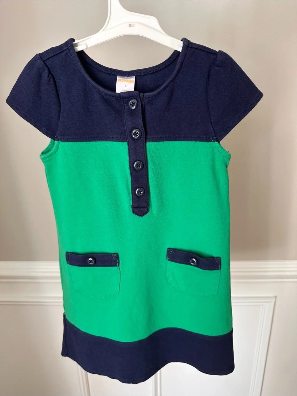 Gymboree Brightest In Class Colorblock Ponte Dress size 6